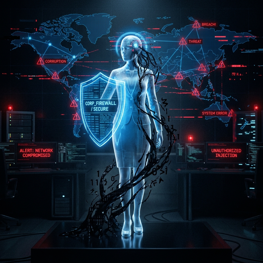 Ataque de injeção imediata contra agentes de Inteligência Artificial com acesso a sistemas empresariais e dados críticos.