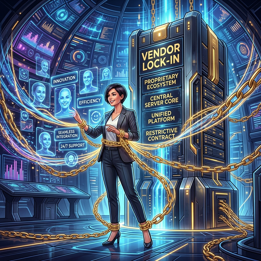 Dependencia tecnológica y vendor lock-in en plataformas de Inteligencia Artificial empresarial